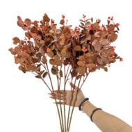 GNW Brown Artificial Faux Olive Branch LRX-07 - Image 3