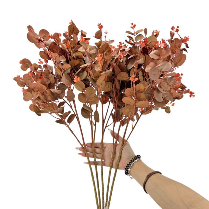 GNW Brown Artificial Faux Olive Branch LRX-07 - Image 3