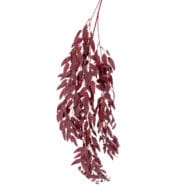 GNW Burgundy Artificial Hanging Willow Leaves Vines MY-32