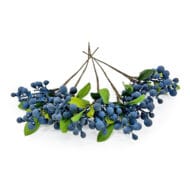 GNW Blue Artificial Hypericum Berries LZ-90 - Image 3