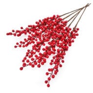 GNW Red Artificial Hypericum Berries LZ-121 - Image 3