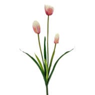 GNW Pink Artificial Tulips Silk WX-17