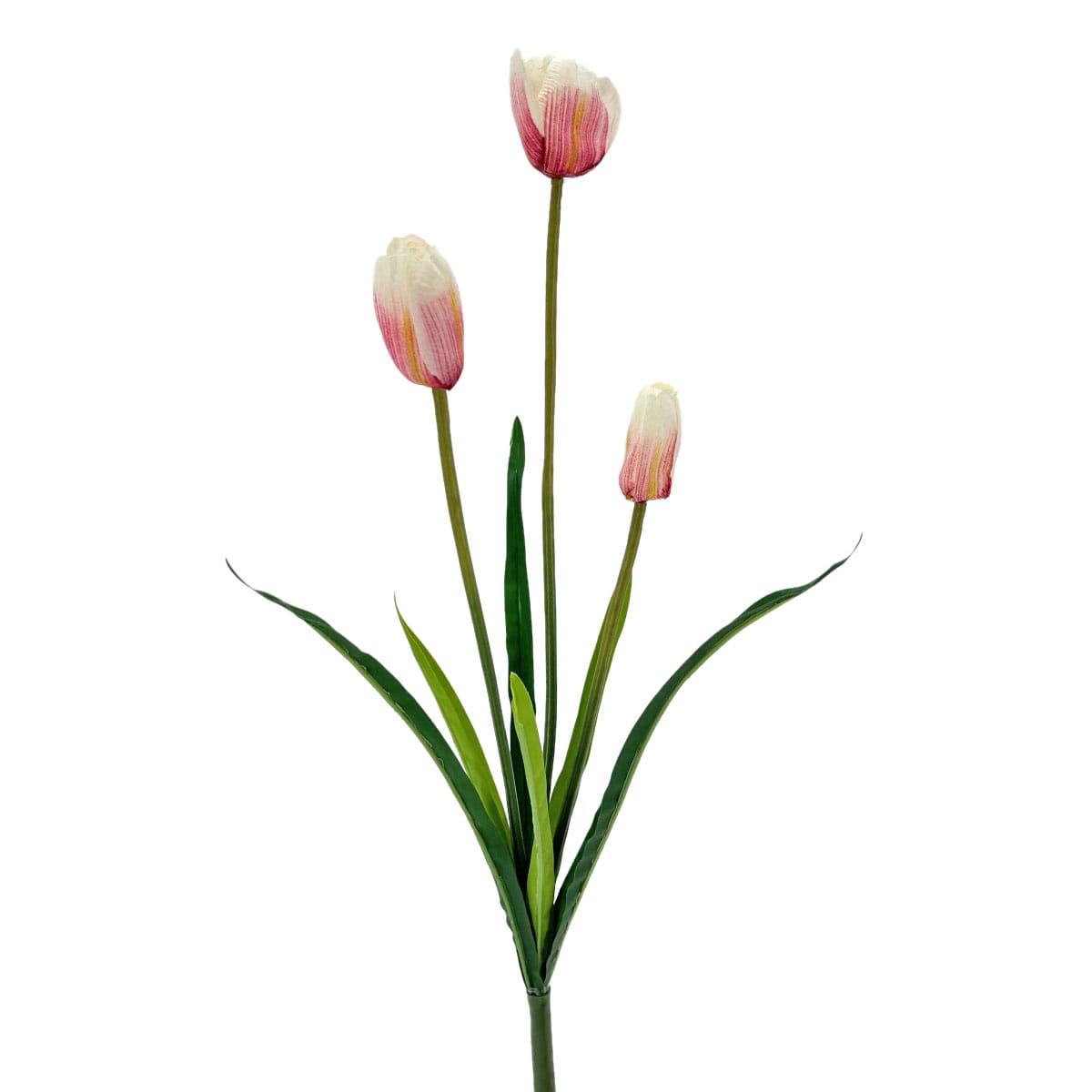 IMG_0190 GNW Pink Artificial Tulips Silk WX-17 - Image 1
