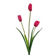 GNW Rose red Artificial Tulips Silk WX-28