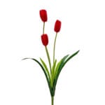 GNW Red Artificial Tulips Silk WX-18