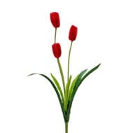 GNW Red Artificial Tulips Silk WX-18