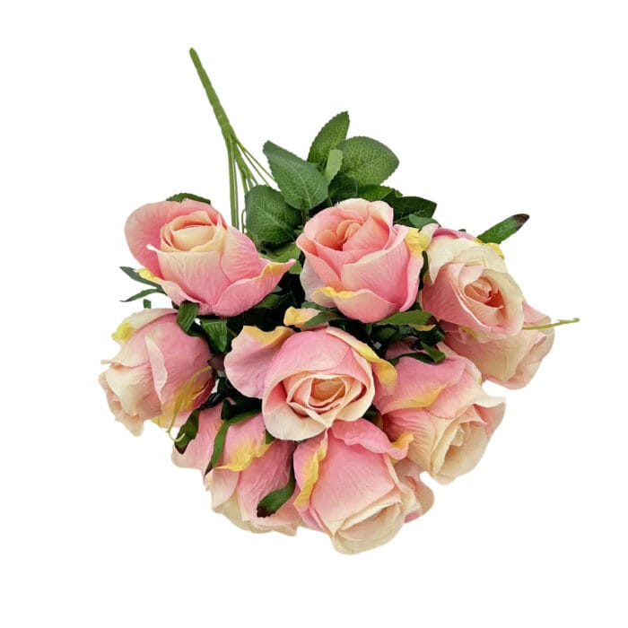 GNW Pink Artificial Spray Roses QZ-01 - Image 2