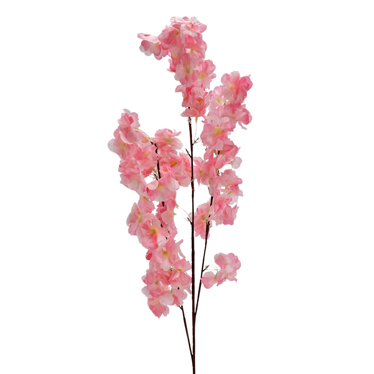 IMG_0549 GNW Pink Artificial Silk Cherry Blossom Branch CH-21 - Image 1