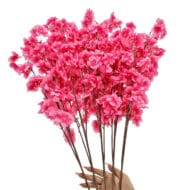 GNW Pink Artificial Silk Cherry Blossom Branch CH-22 - Image 3