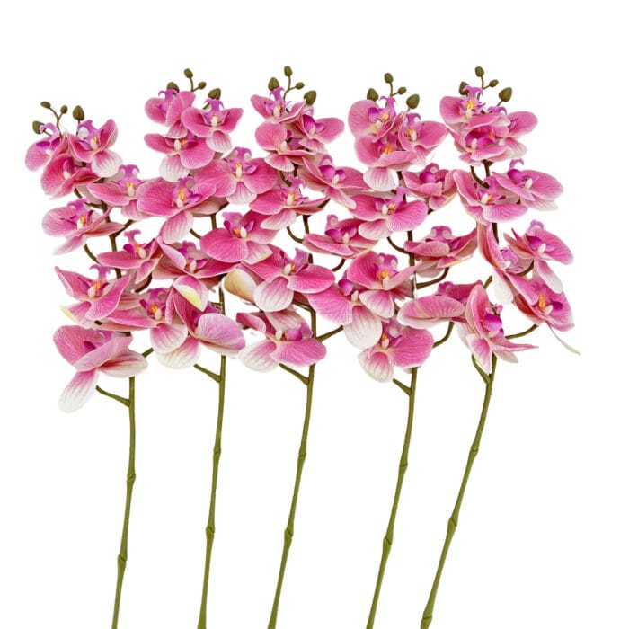 GNW Pink Artificial Orchids Real Touch YW-12 - Image 2