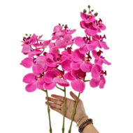 GNW Fuchsia Artificial Orchids Real Touch YW-27 - Image 3