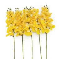 GNW Yellow Artificial Orchids Real Touch YW-16 - Image 2