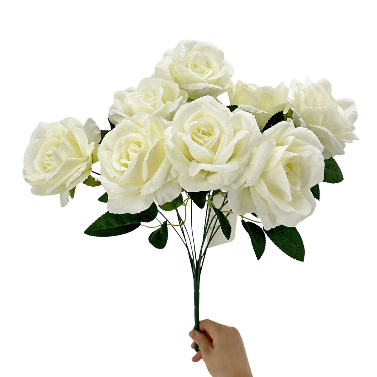 IMG_0921 GNW White Artificial Spray Roses SJH-01 - Image 1