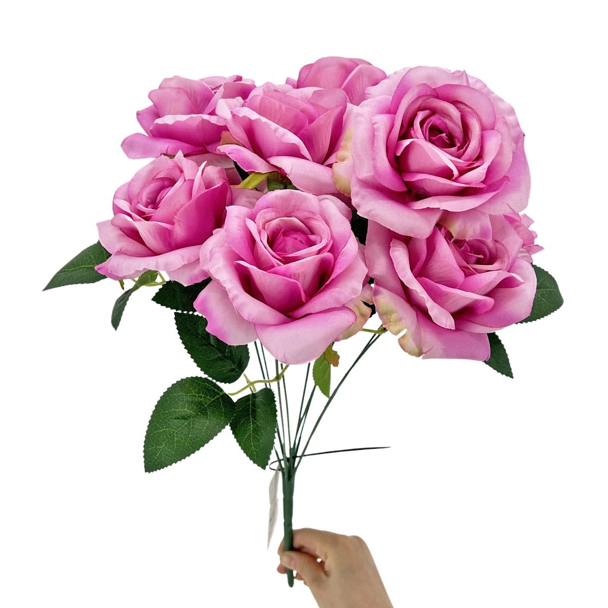 IMG_0939 GNW Dark Pink Artificial Spray Roses SJH-05 - Image 1