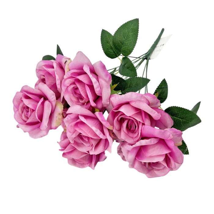GNW Dark Pink Artificial Spray Roses SJH-05 - Image 2