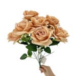 GNW Khaki Artificial Spray Roses SJH-08