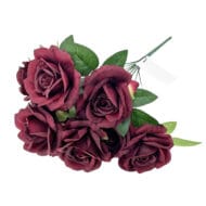 GNW Wine Artificial Spray Roses SJH-11 - Image 2