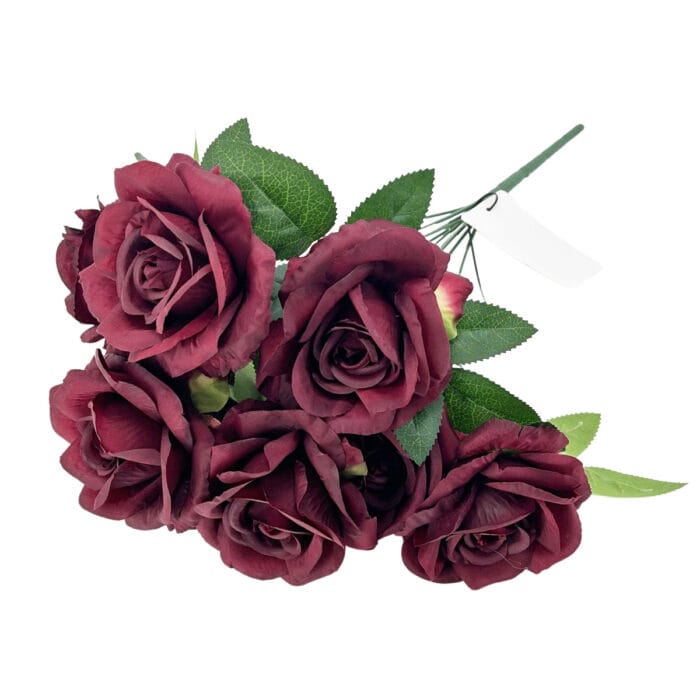 GNW Wine Artificial Spray Roses SJH-11 - Image 2