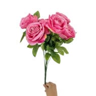 GNW Red Artificial Spray Roses R-34