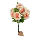 GNW Pink Artificial Spray Roses R-40