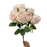 GNW Pink Artificial Spray Roses R-35
