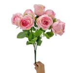 GNW Pink Artificial Spray Roses R-38