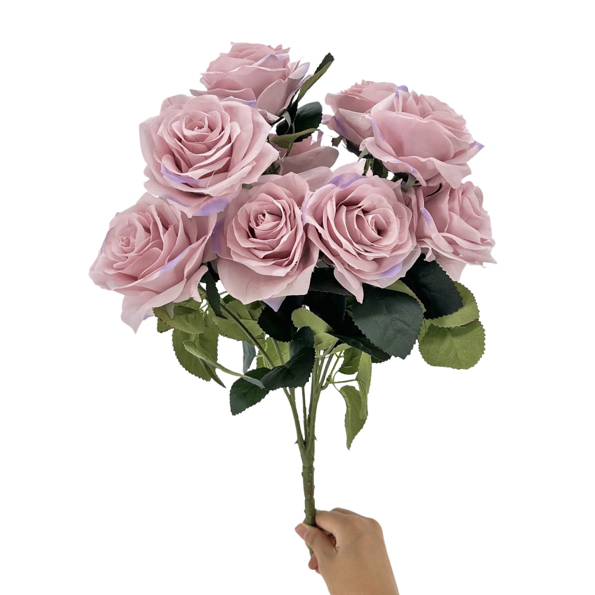 IMG_1056 GNW Purple Artificial Spray Roses RX-01 - Image 1