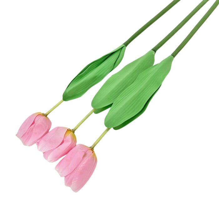 GNW Pink Artificial Tulips Silk SY-02 - Image 3