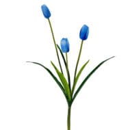 GNW Blue Artificial Tulips Silk MY-184