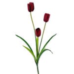 GNW Wine Artificial Tulips Silk MY-189