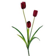 GNW Wine Artificial Tulips Silk MY-189
