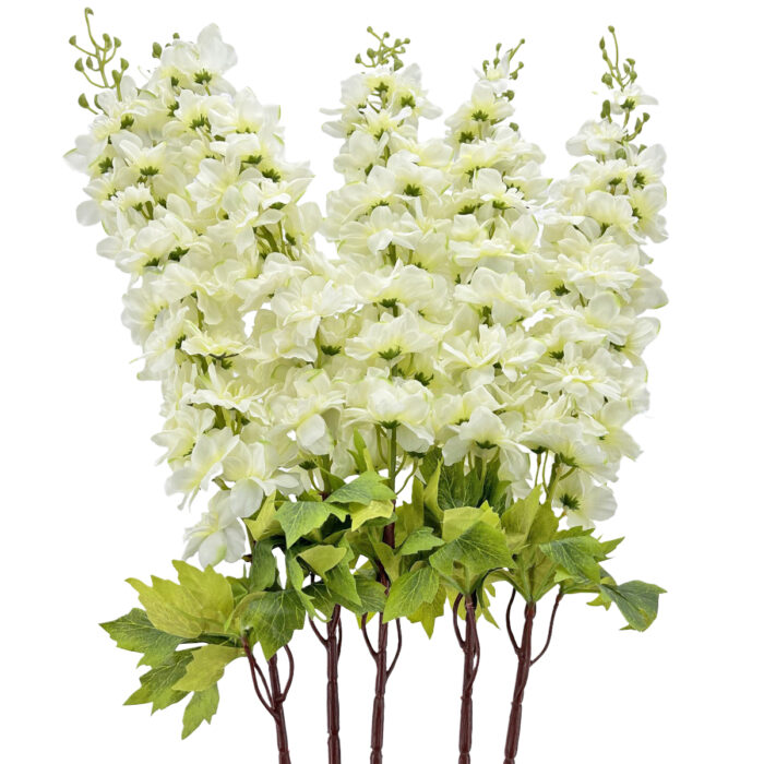 GNW White Artificial Delphinium MY-111 - Image 2