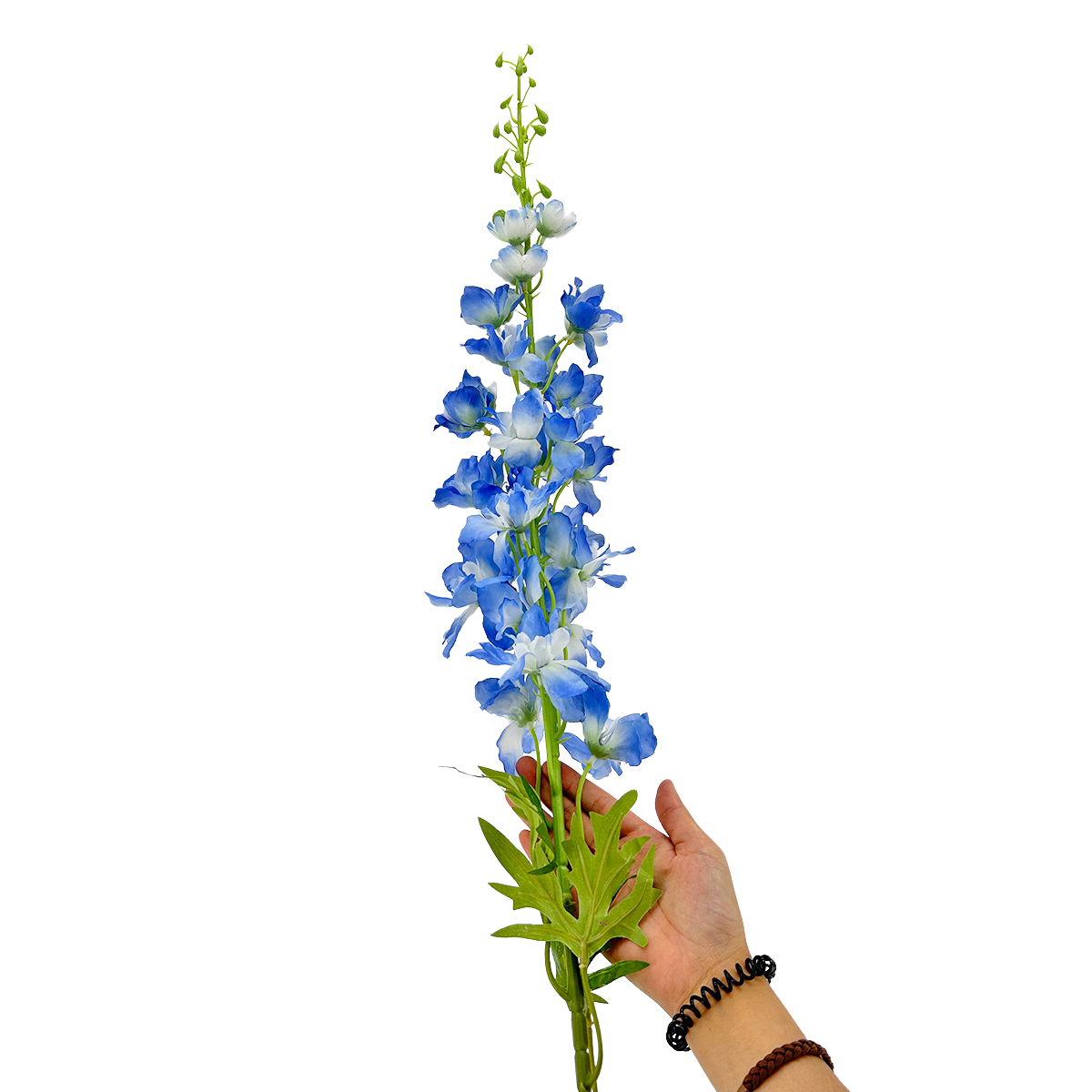 IMG_2562 GNW Blue Artificial Delphinium WX-123 - Image 1