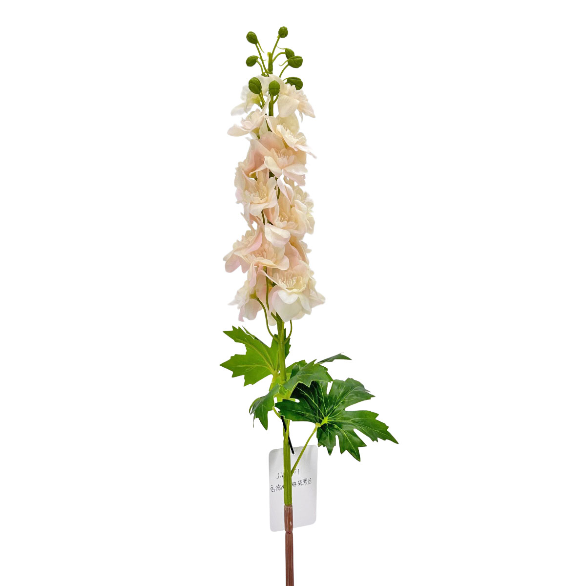 IMG_3136 GNW Champagne Pink Artificial Delphinium Real Touch JM-107 - Image 1