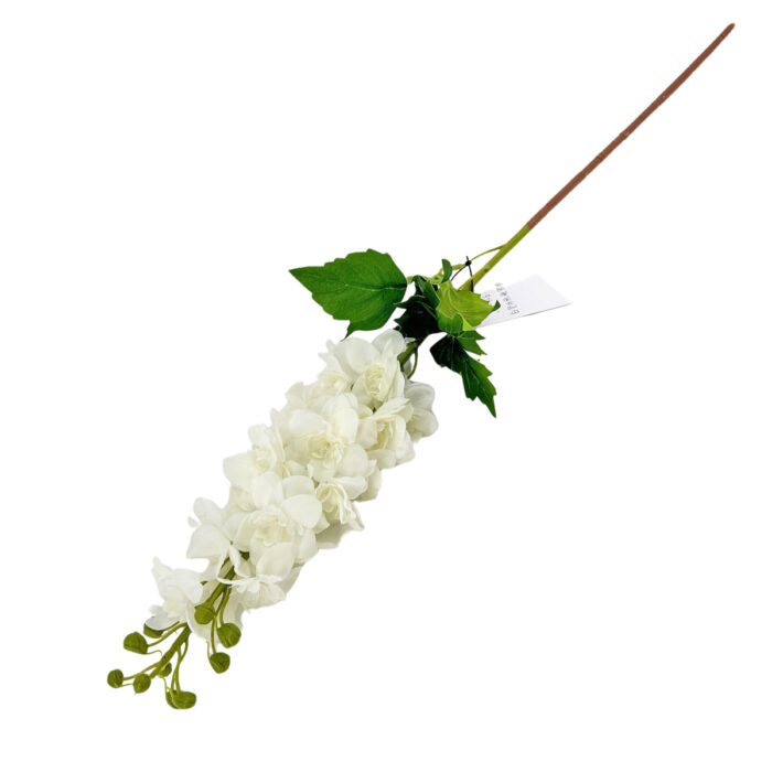 GNW White Artificial Delphinium Real Touch JM-106 - Image 2