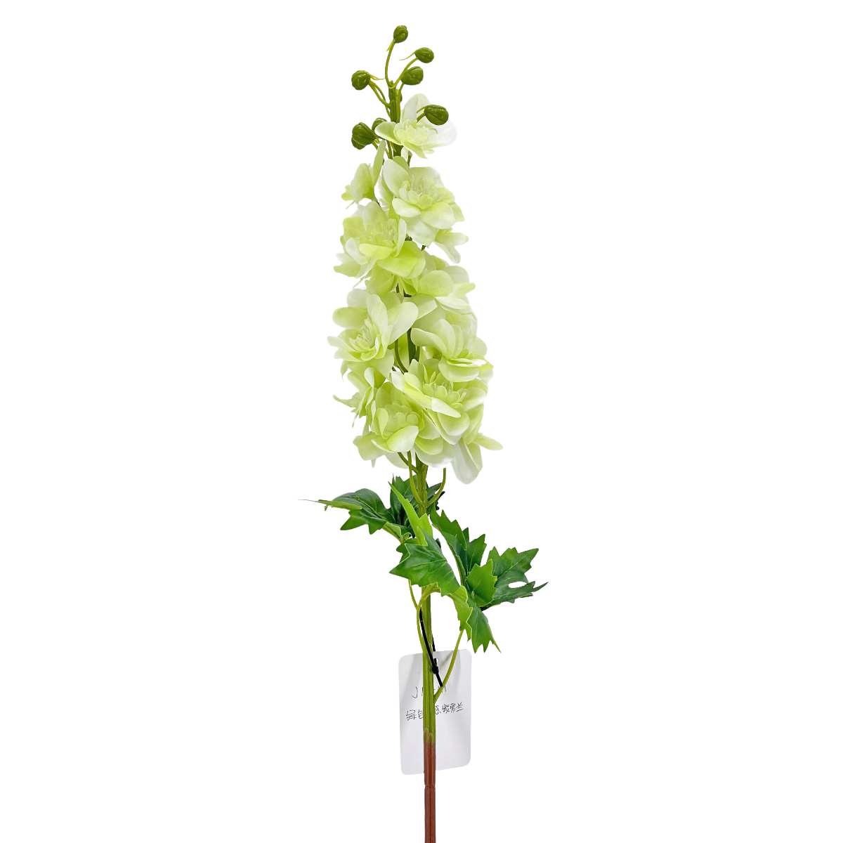 IMG_3148 GNW Green Artificial Delphinium Real Touch JM-111 - Image 1