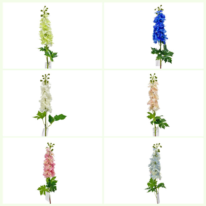 GNW White Artificial Delphinium Real Touch JM-106 - Image 3