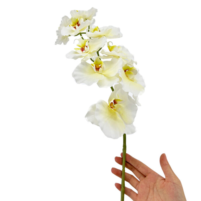 GNW Yellow Artificial Orchids Real Touch  YW-32 - Image 3