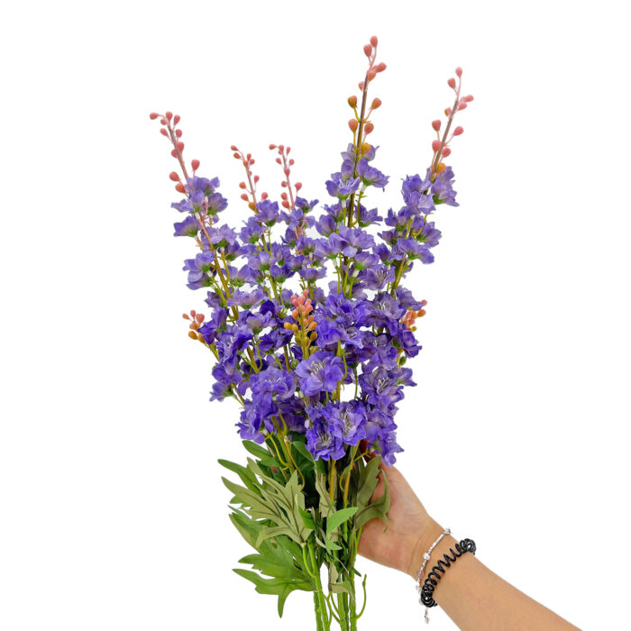 GNW Purple Artificial Delphinium JM-17 - Image 3