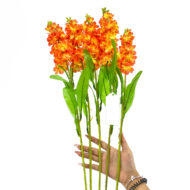 GNW Orange Artificial Delphinium  MY-87 - Image 2