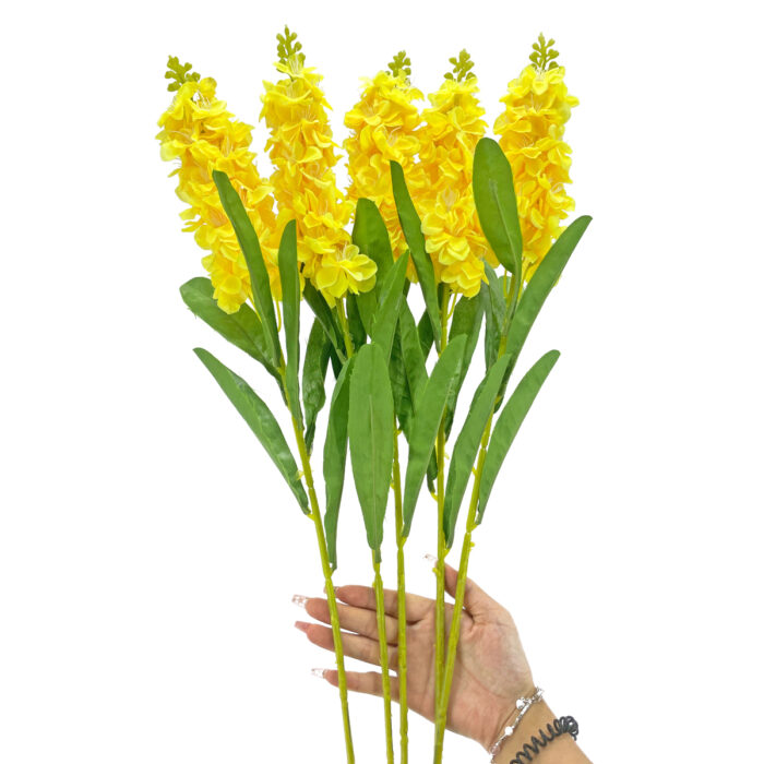 GNW Yellow Artificial Delphinium  MY-88 - Image 2