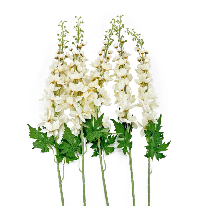 GNW White Artificial Delphinium  LRR-39 - Image 3