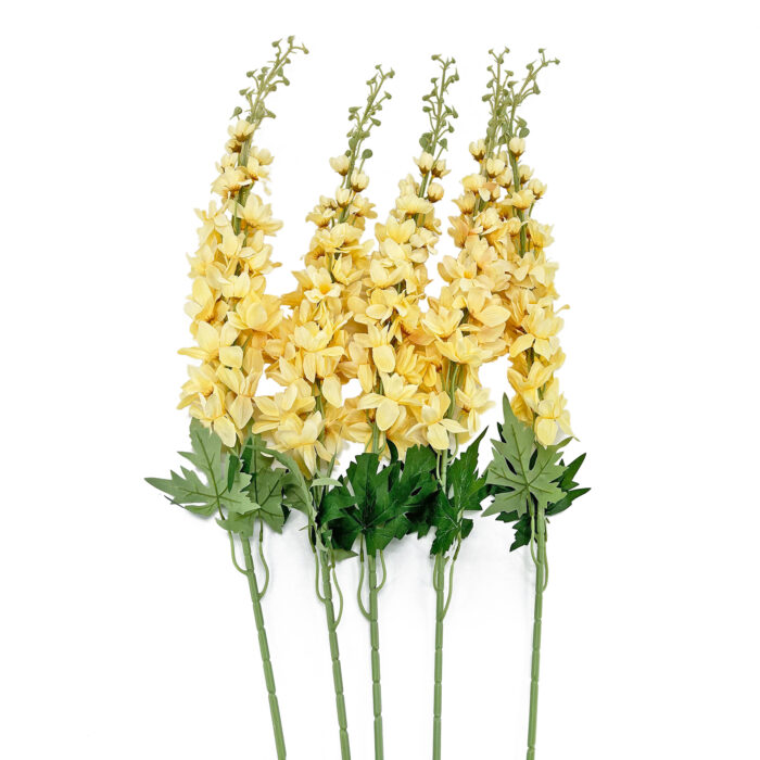GNW Yellow Artificial Delphinium LRR-40 - Image 3