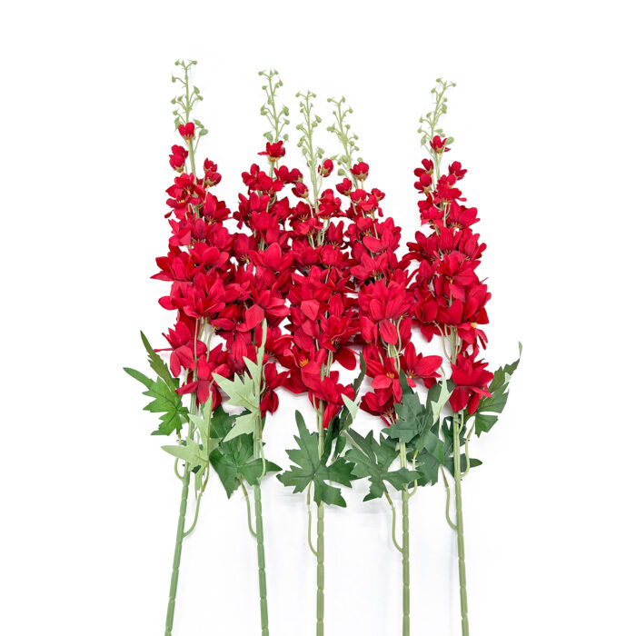 GNW Red Artificial Delphinium  LRR-48 - Image 3