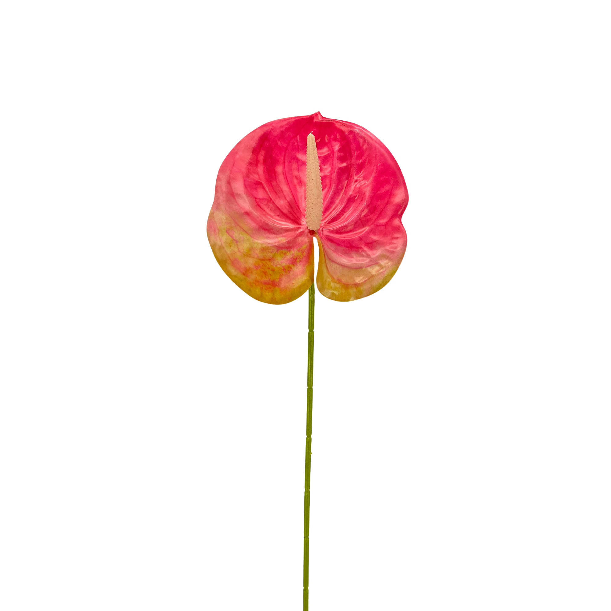 IMG_7085 GNW Rose Red Artificial Anthurium LRR-300 - Image 1