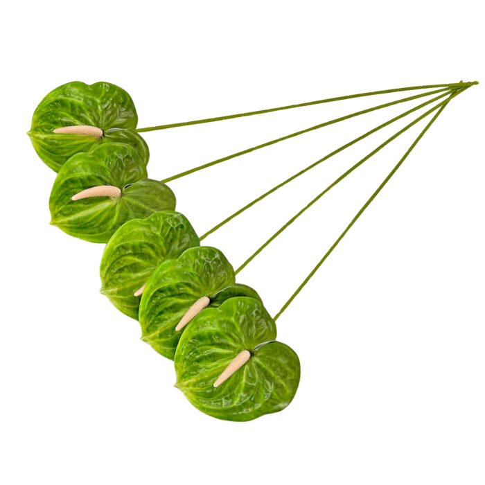 GNW Green Artificial Anthurium LRR-297 - Image 2