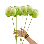 GNW Light Green Artificial Anthurium LRR-296 - Image 3