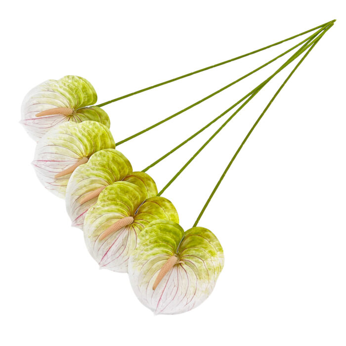 GNW Gradient Green Artificial Anthurium LRR-295 - Image 2