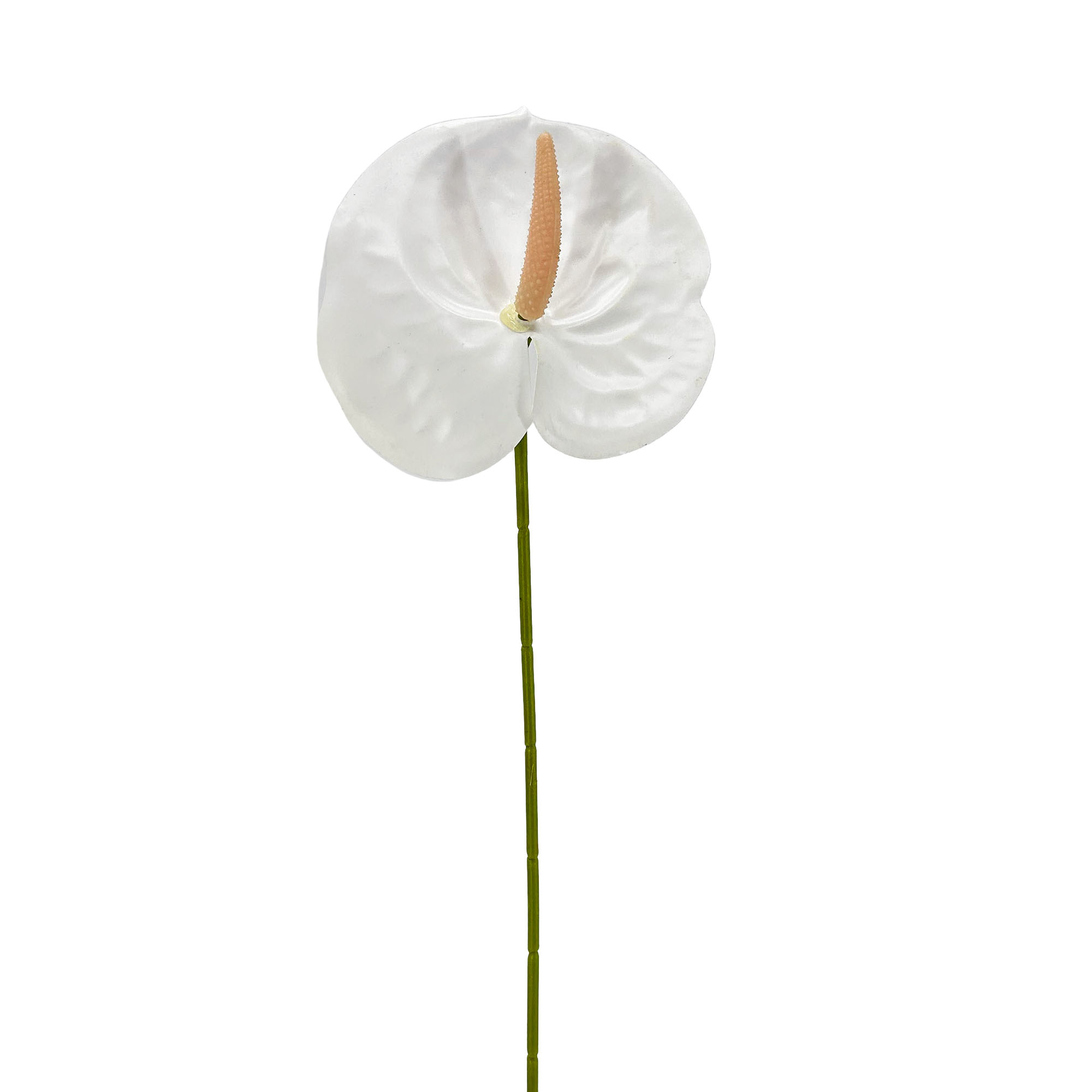 IMG_7108 GNW White Artificial Anthurium LRR-294 - Image 1
