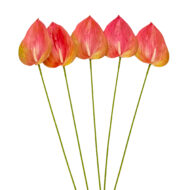 GNW Dark Pink Artificial Anthurium LRR-291 - Image 2